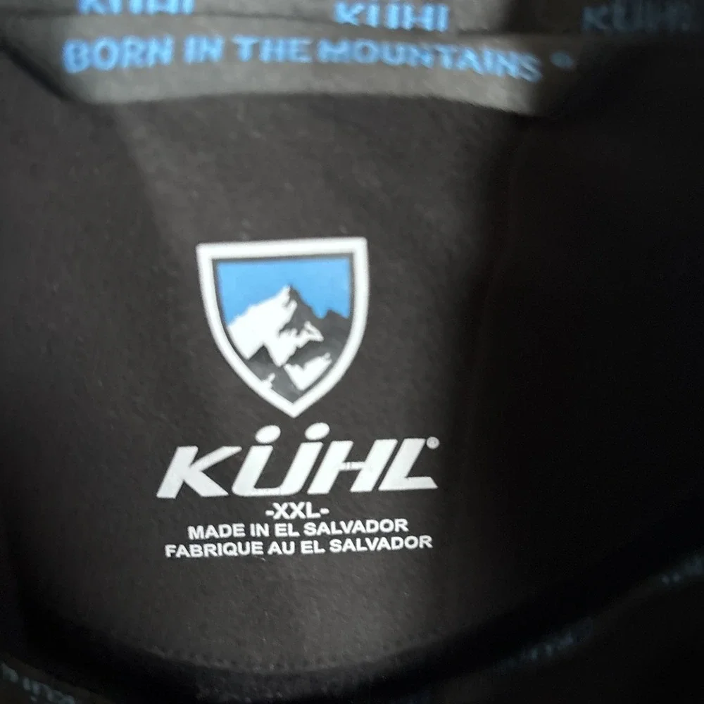 Kuhl Revel Full Zip Fleece Jacket Mens‎ XXL Black  Performance Sweater